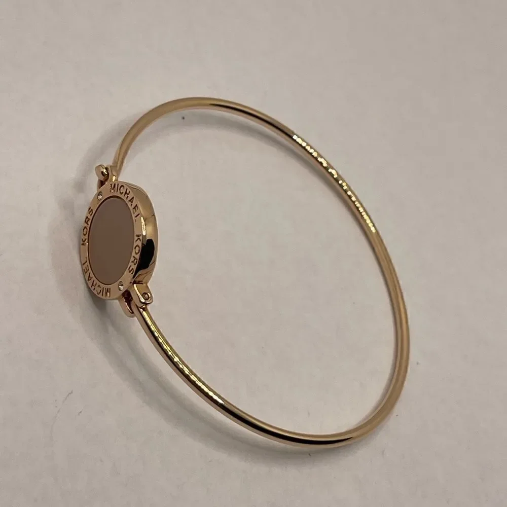 Bangle bracelet MICHAEL KORS rose gold tone - Picture 3 of 10